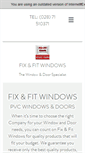 Mobile Screenshot of fixandfitwindows.com